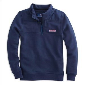 Vineyard Vines The Shep Shirt navy quarter zip XS